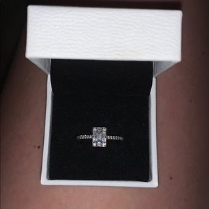 Pandora Luminous Ice Ring (Free box!)